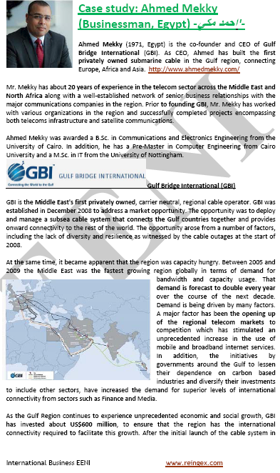 Ahmed Mekky Egyptian Businessman