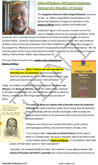 Elikia M'Bokolo (Congolese Historian)