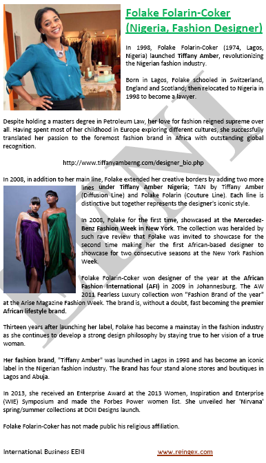 Folake Folarin-Coker Nigerian Businesswoman