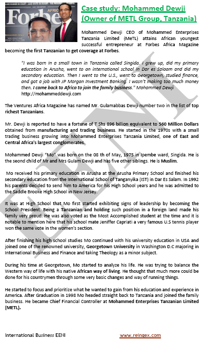 Mohammed Dewji Tanzanian Businessman