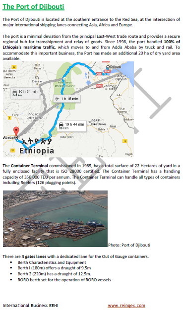 Logistics: Port of Djibouti
