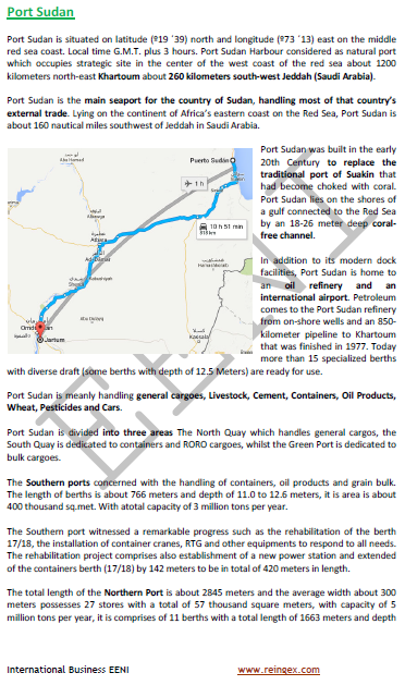 Logistics: Port Sudan