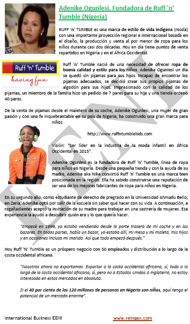 Adenike Ogunlesi empresaria de Nigeria