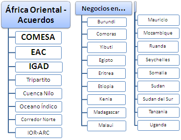 Negocios en África Oriental, Comercio Exterior