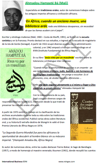 Ahmadou Hampaté Bá (historiador maliano Peul)