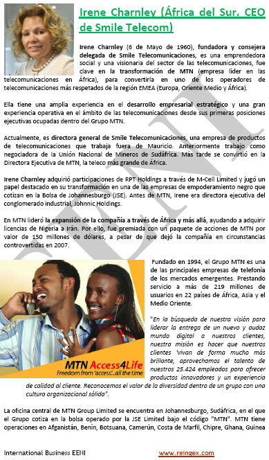 Irene Charnley Sudáfrica