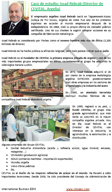 Issad Rebrab Hombre de negocios de Argelia