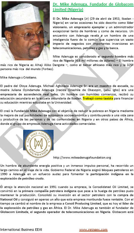 Mike Adenuga empresario nigeriano
