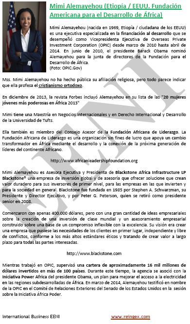 Mimi Alemayehou Ejecutiva etíope