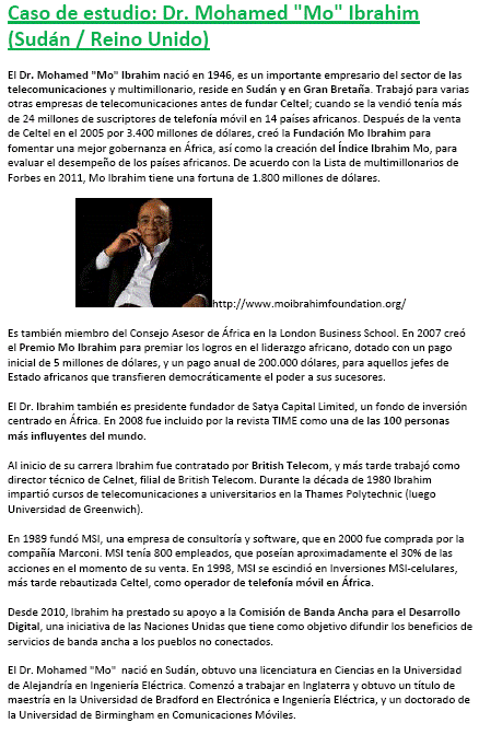 Mohamed Ibrahim empresario sudanés