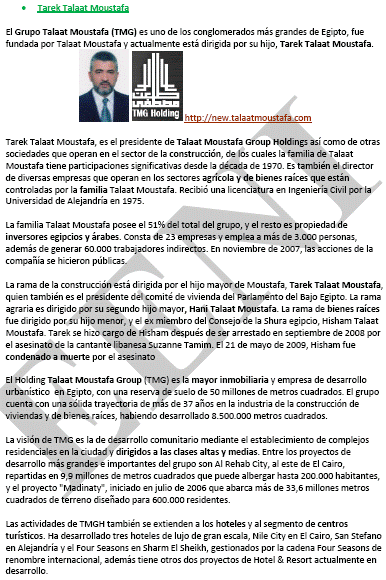 Tarek Talaat Moustafa, hombre de negocios egipcio