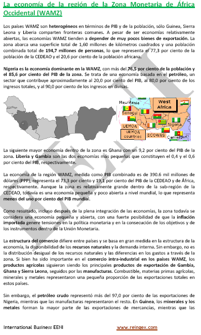 Zona Monetaria de África Occidental (ZMAO) Ghana, Guinea, Liberia, Nigeria y Sierra Leona