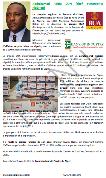 Abdulsamad Rabiu Chef d’entreprise nigérien