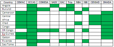 Intégration économique en Afrique centrale