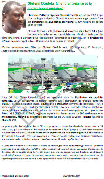 Olufemi Otedola homme d’affaires nigérien