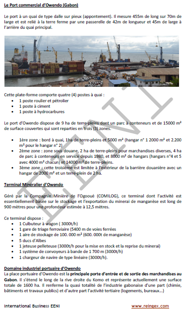Transport : Ports du Gabon