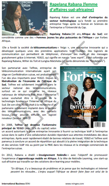 Rapelang Rabana (femme d’affaires sud-africaine)