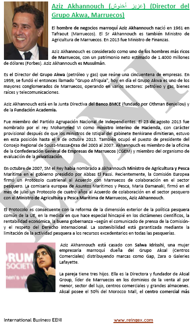 Aziz Akhannouch empresario marroquí
