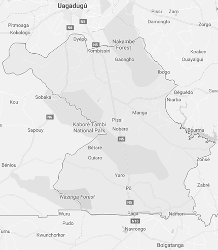 Transport, Trade and Business in South-Centre region (Burkina Faso)