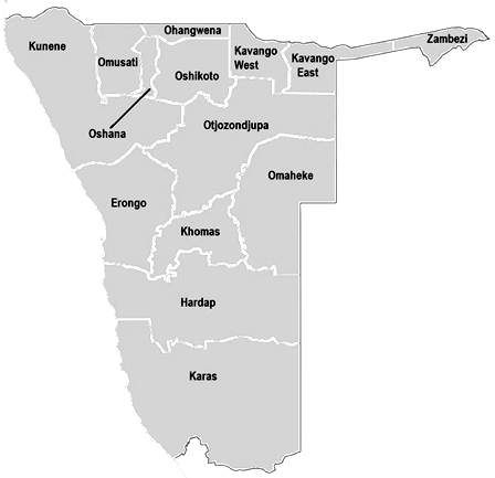 Regions of Namibia (Business)
