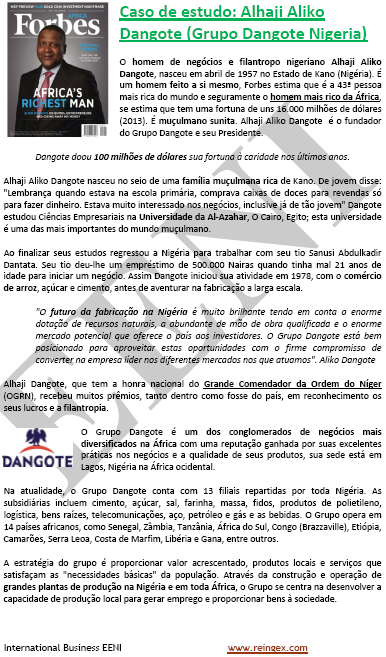 Alhaji Aliko Dangote: o africano mais rico