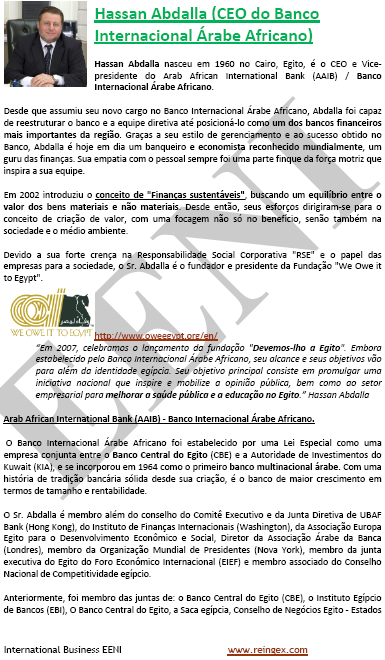 Hassan Abdalla (empresário egípcio, curso EAD)