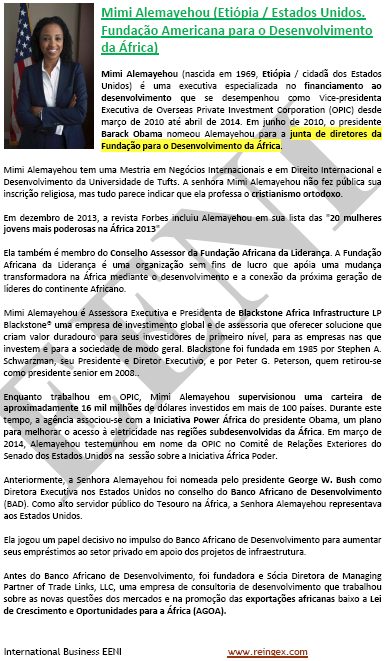 Mimi Alemayehou Ejecutiva etiope