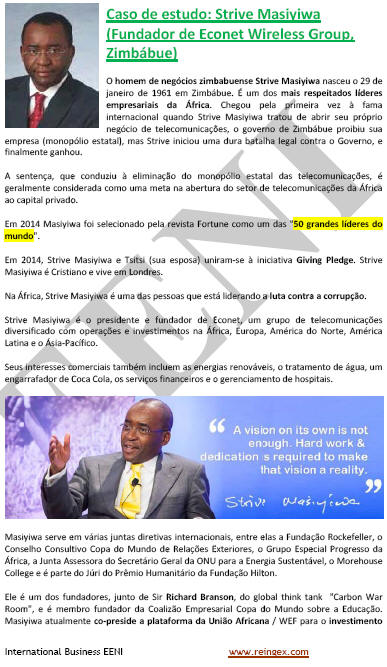 Strive Masiyiwa empresário zimbabuano