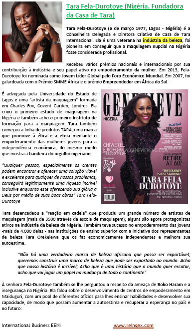 Tara Fela-Durotoye, empresária nigeriana